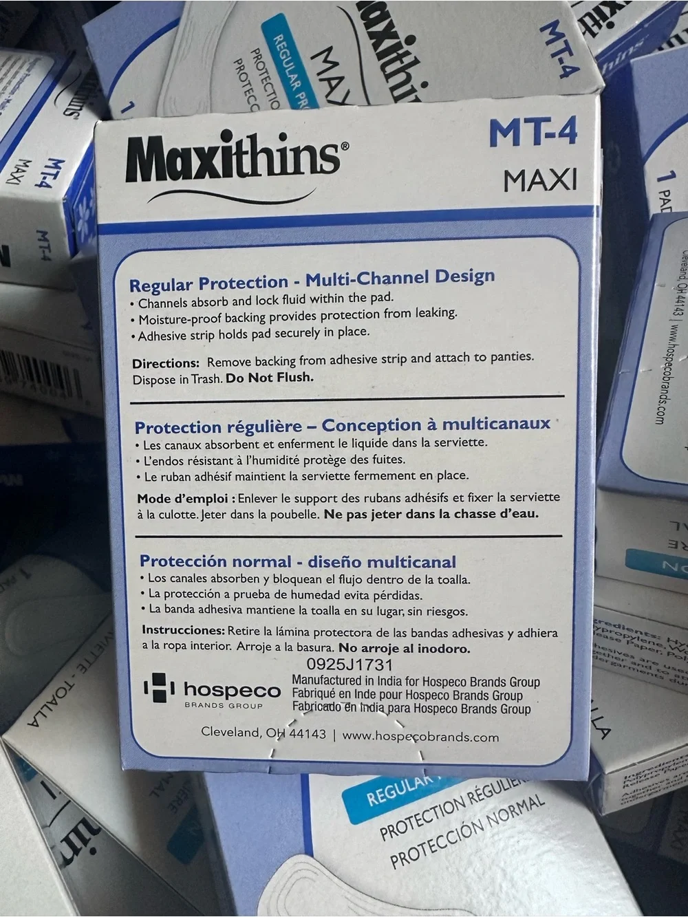 Maxithins Maxi Absorbent Pads - Individual Boxes (Lot)